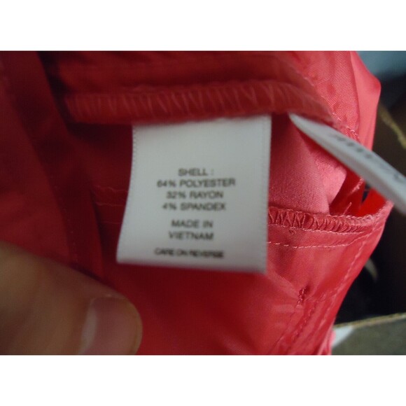 New York & Co Flat Front Dress Pants Hot Pink Womens Size 8 Barbie Core - Picture 5 of 9